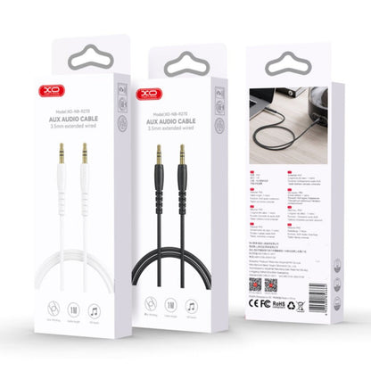 Câble Audio 3.5mm - 3.5mm XO Design NB-R270, 1m, Blanc