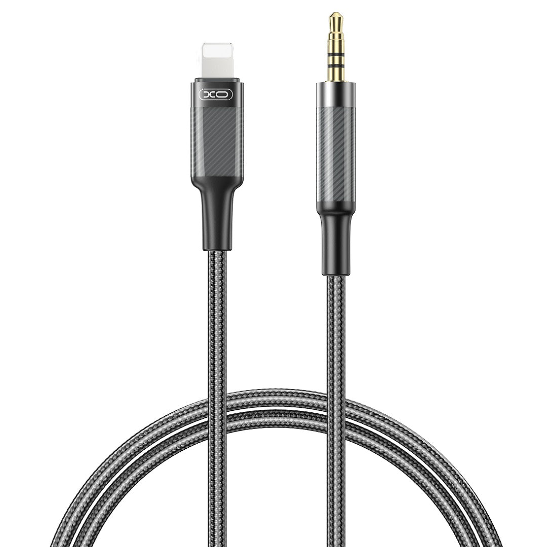 Audio Kabel Lightning - 3.5mm XO Design NB-R279A, 1m, Zwart