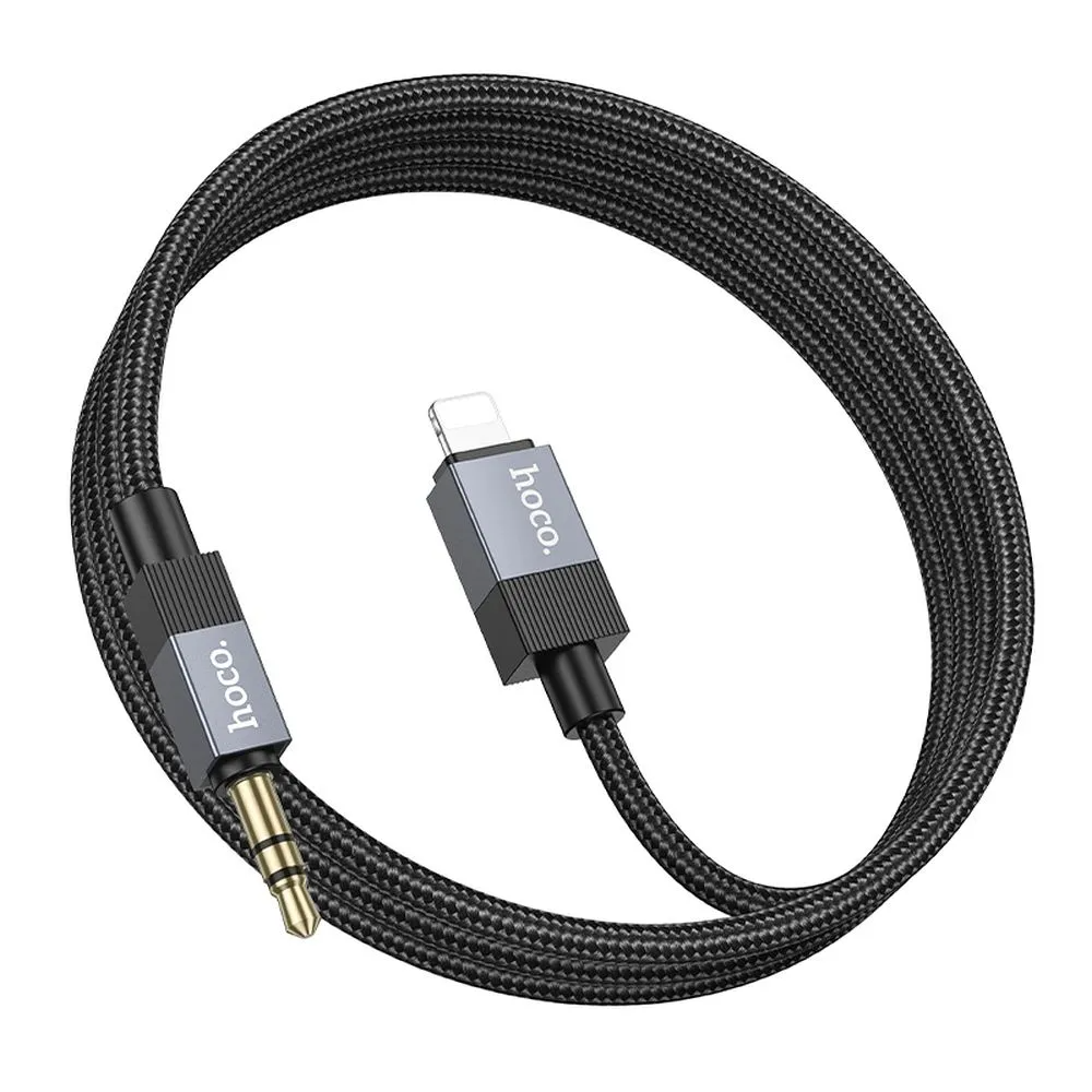 Audio-Kabel Lightning - 3,5mm HOCO UPA32A, 1m, Schwarz