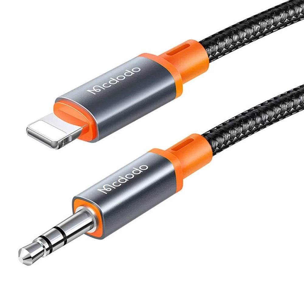 Audio-Kabel Lightning - 3.5mm McDodo CA-0890, 1,8m, Schwarz