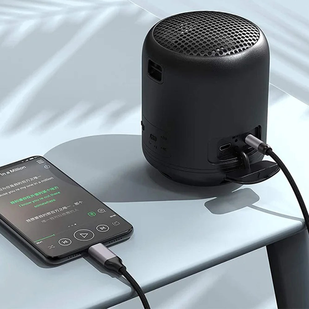 Audio-Kabel Lightning - 3.5mm Techsuit AC10 SoundShell, 1.5m, Grau