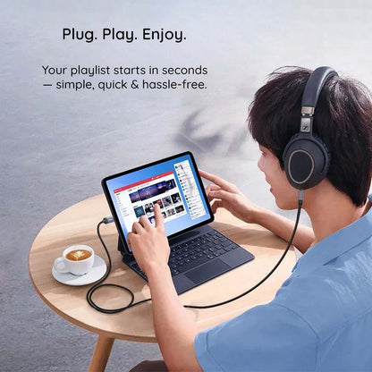 Audio-Kabel Lightning - 3.5mm Techsuit AC17 NexaSound, 1m, Grau