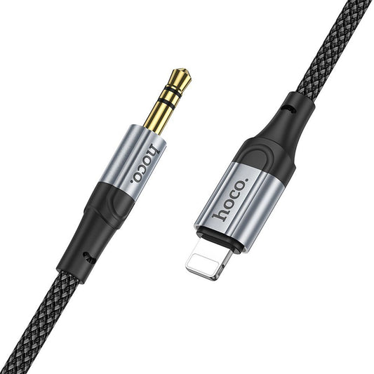 Audio Lightning-kabel - 3,5mm HOCO UPA26, 1m, Zwart