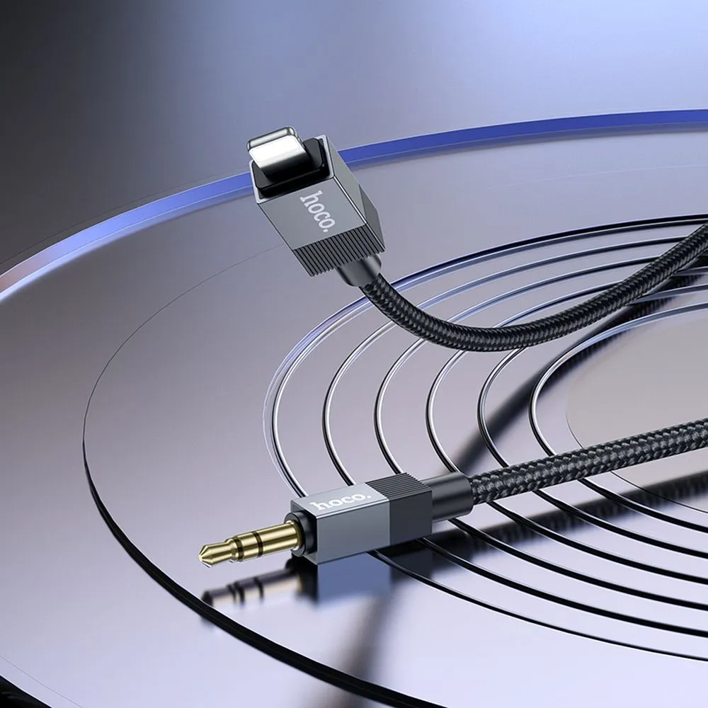 Audio-Kabel Lightning - 3,5mm HOCO UPA32A, 1m, Schwarz