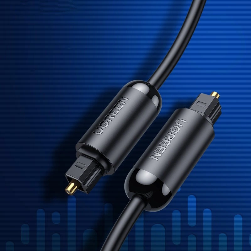 Optische Audiokabel UGREEN AV122, Toslink / SPDIF, 1.5m, Zwart