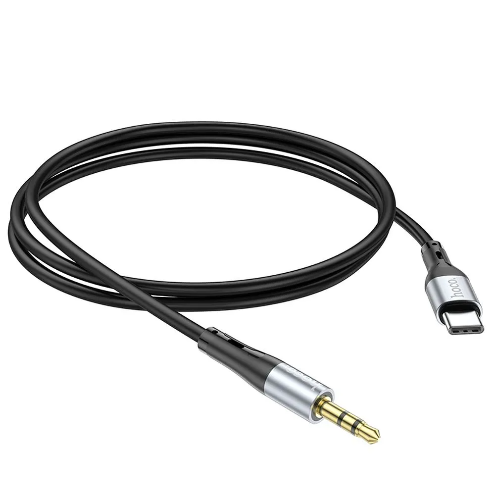Câble Audio USB-C - 3.5mm HOCO UPA22, 1m, Noir