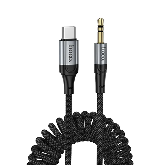 Audio Kabel USB-C - 3.5mm HOCO UPA33B, 1.5m, Zwart