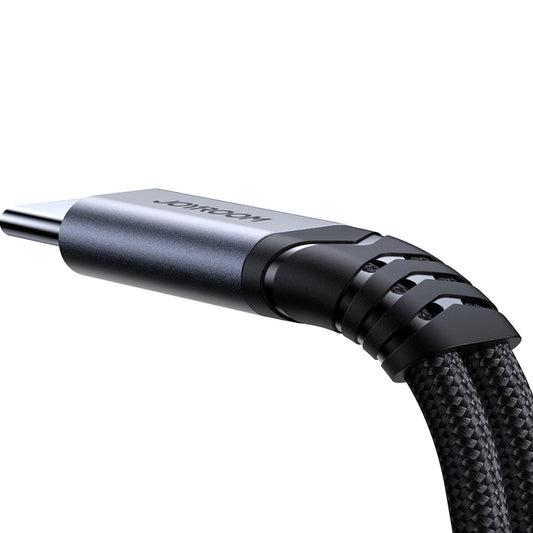 Câble Audio USB-C - 3.5mm / USB-C Joyroom SY-C02, 0.14m, Noir