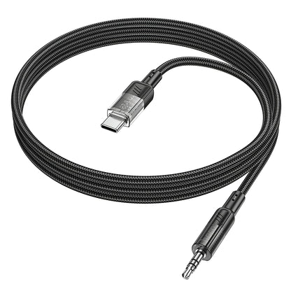 Audio-Kabel USB-C - 3,5mm HOCO UPA27, 1,2m, Schwarz