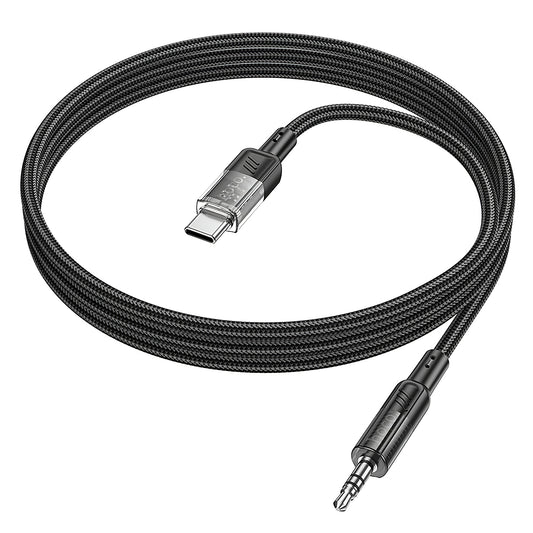 Audio Kabel USB-C - 3.5mm HOCO UPA27, 1.2m, Zwart