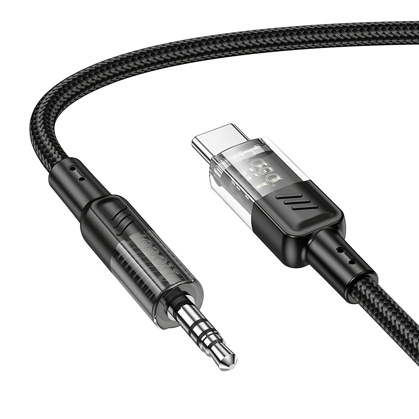Audio-Kabel USB-C - 3,5mm HOCO UPA27, 1,2m, Schwarz