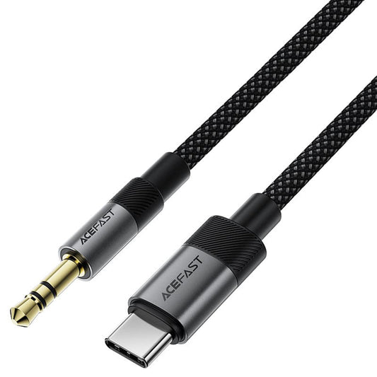 Audio Kabel USB-C - 3.5mm Acefast J11, 1m, Zwart