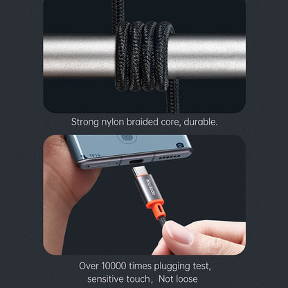 Câble Audio USB-C - 3.5mm McDodo CA-0820 Castle, 1.2m, Noir