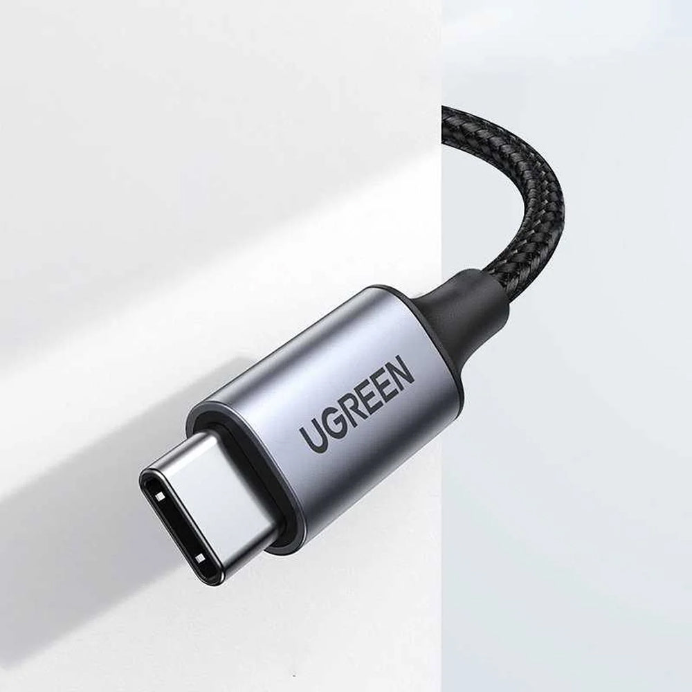 USB-C Audio Kabel - 3.5mm UGREEN CM450 (20192), 1m, Grijs