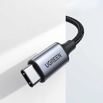 USB-C Audio Kabel - 3.5mm UGREEN CM450 (20192), 1m, Grijs