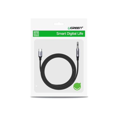USB-C Audio Kabel - 3.5mm UGREEN CM450 (20192), 1m, Grijs