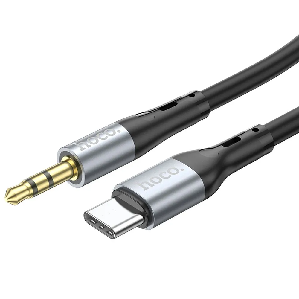 Câble Audio USB-C - 3.5mm HOCO UPA22, 1m, Noir