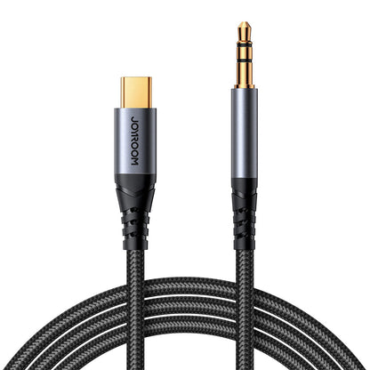 Audio-Kabel USB-C - 3,5mm Joyroom SY-A07, 1,2m, Schwarz