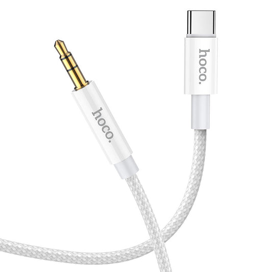 Audio Kabel USB-C - 3.5mm HOCO UPA19, 1m, Zilver