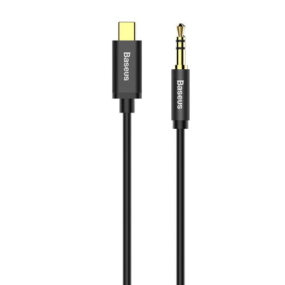 Audiokabel USB-C - 3,5mm Baseus Yiven Yiven M01, 1,2m, Zwart CAM01-01