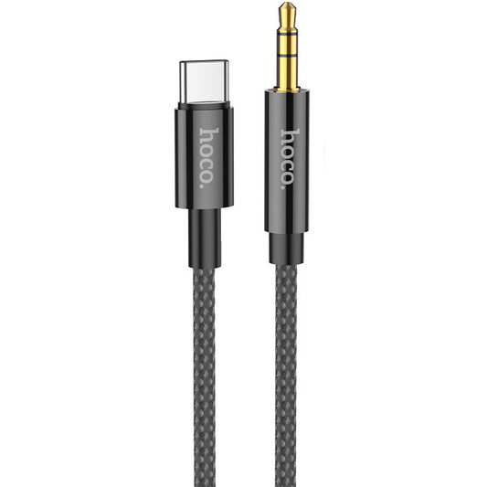 Audio Kabel USB-C - 3.5mm HOCO UPA19, 1m, Zwart