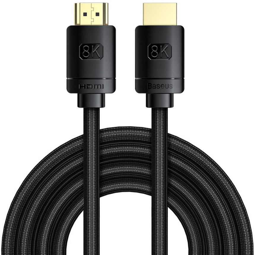 Câble Vidéo Baseus High Definition Series, HDMI - HDMI, 8K, 3m, Noir CAKGQ-L01