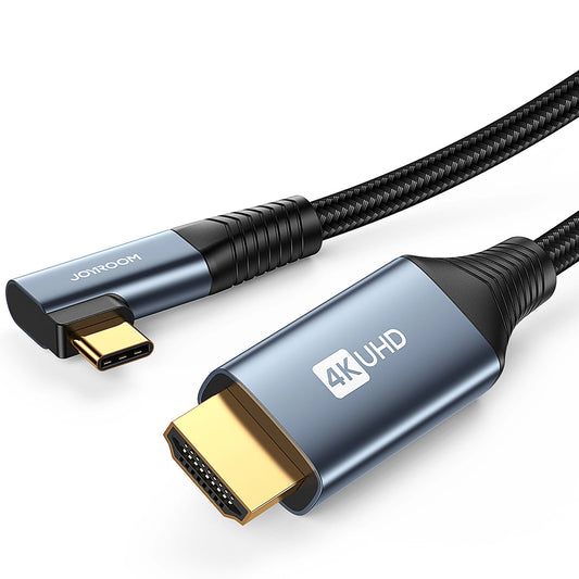 Câble Audio et Vidéo USB-C - HDMI Joyroom SY-20C1 Angled, 2m, Gris