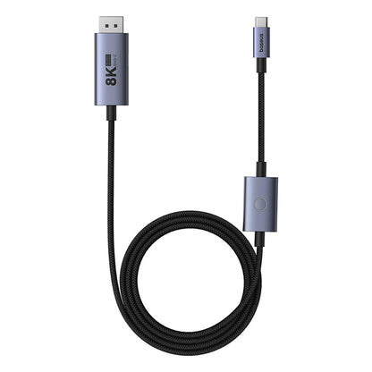 USB-C audio- en videokabel USB-C - DisplayPort Baseus, 8K, 1,5m, 1,5m, Zwart B006337070D111-02