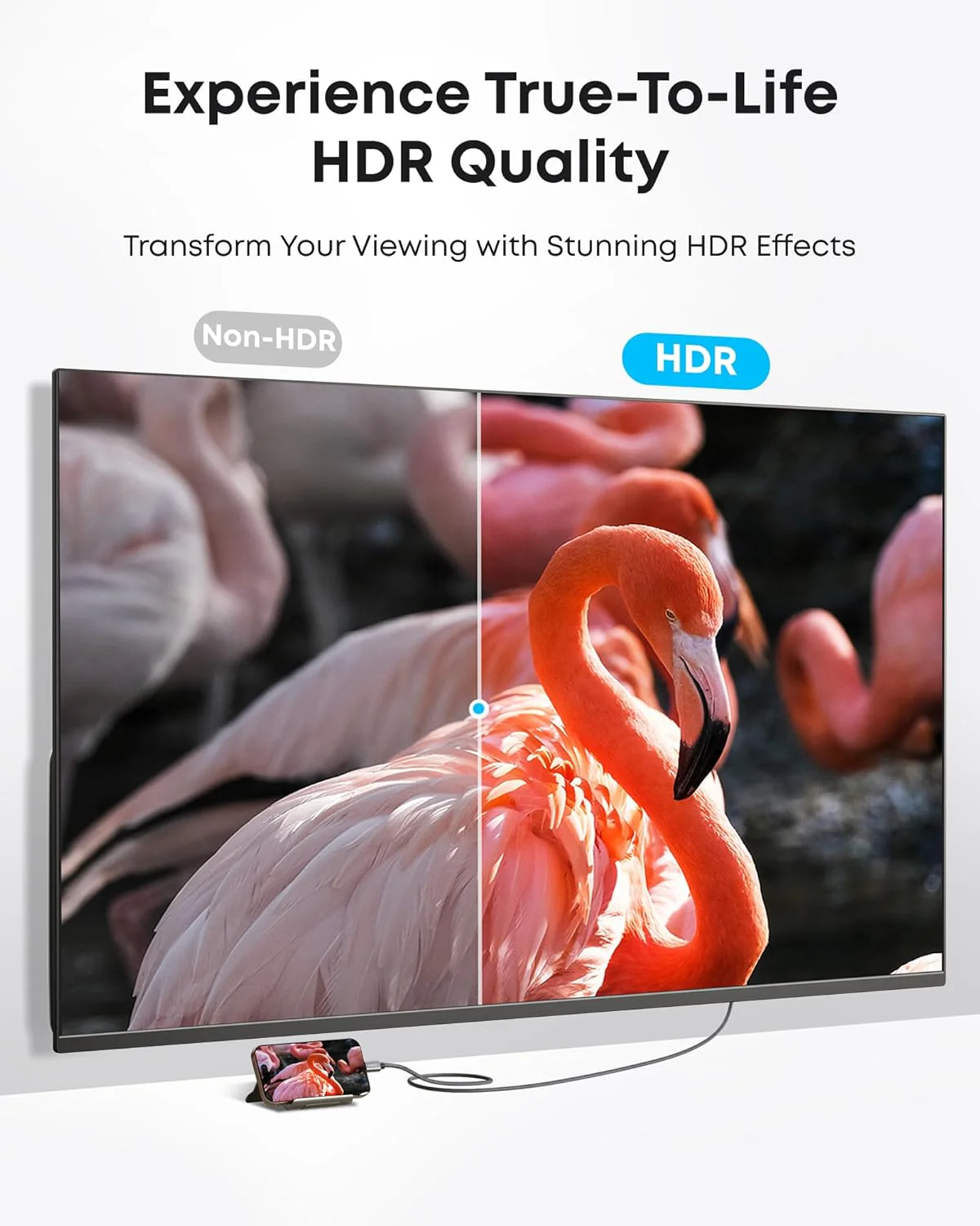 Audio- und Videokabel USB-C - HDMI Anker Nano, 1,8m, Grau A87E0H12