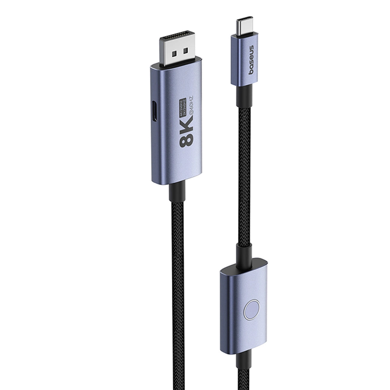 USB-C audio- en videokabel USB-C - DisplayPort Baseus, 8K, 1,5m, 1,5m, Zwart B006337070D111-02