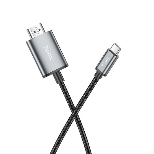 Audio- en Videokabel USB-C - HDMI HOCO UA27, 2m, Gri