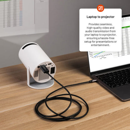 Audio- und Videokabel USB-C - HDMI Fixed, 2m, Grau