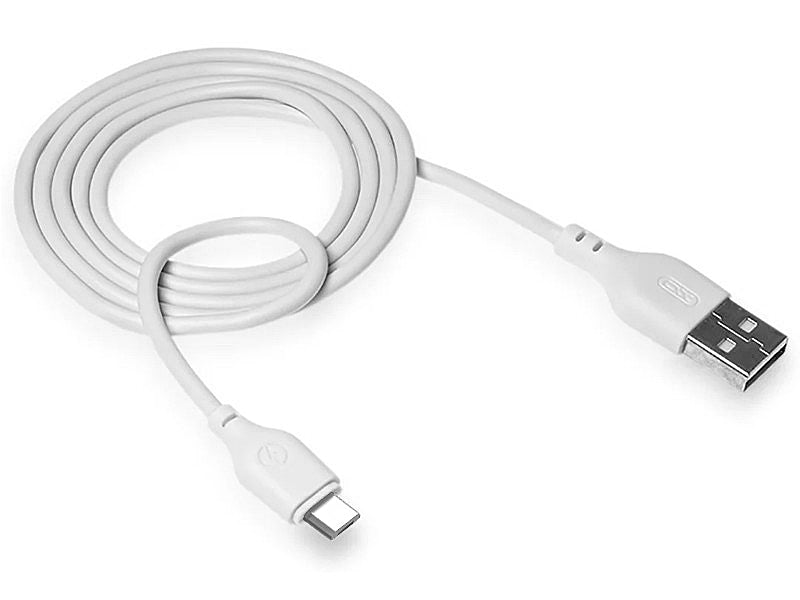 Câble de Données et de Charge USB-A - microUSB XO Design NB103, 18W, 2m, Blanc