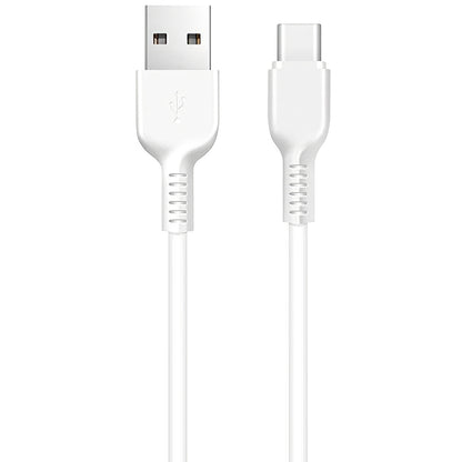 Data- en Oplaadkabel USB-A - USB-C HOCO Flash X20, 18W, 1m, Wit