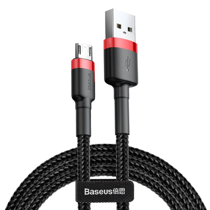 Data- en oplaadkabel USB-A - microUSB Baseus Cafule, 18W, 1m, Rood CAMKLF-B91