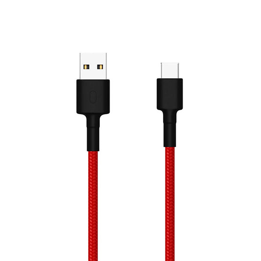 Xiaomi USB-A naar USB-C Xiaomi data- en oplaadkabel, 18W, 1m, Rood SJV4110GL