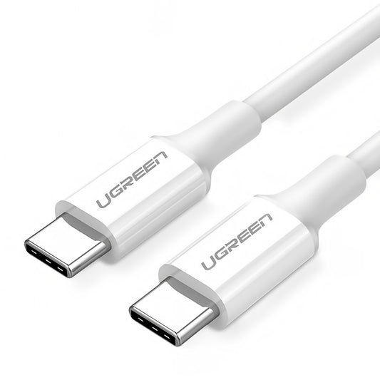 USB-C data- en oplaadkabel - USB-C UGREEN US264, 60W, 2m, Wit