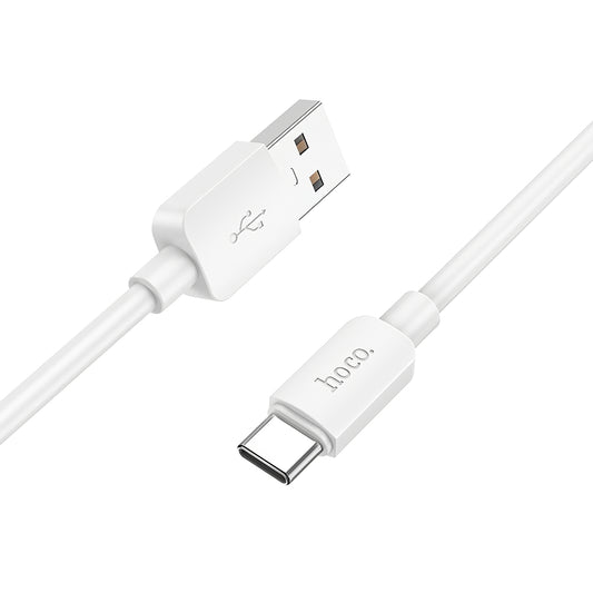 Daten- und Ladekabel USB-A - USB-C HOCO X96, 27W, 1m, Weiß