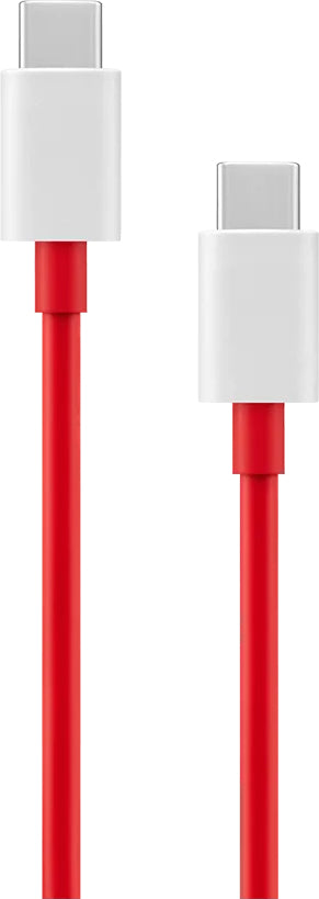 USB-C Data- en oplaadkabel - USB-C OnePlus DL152, 150W, 1m, Rood 5461100529