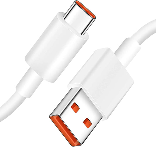 Câble de données et de charge Xiaomi USB-A vers USB-C, 120W, 1m, blanc BHR603232GL