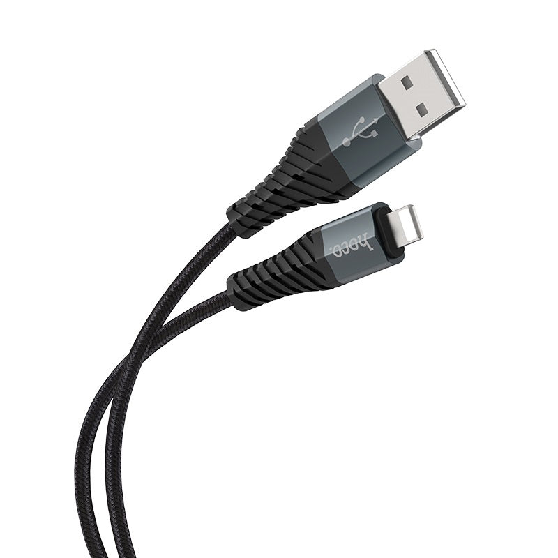 Data- en oplaadkabel USB-A - Lightning HOCO X38 Cool, 18W, 1m, Zwart 