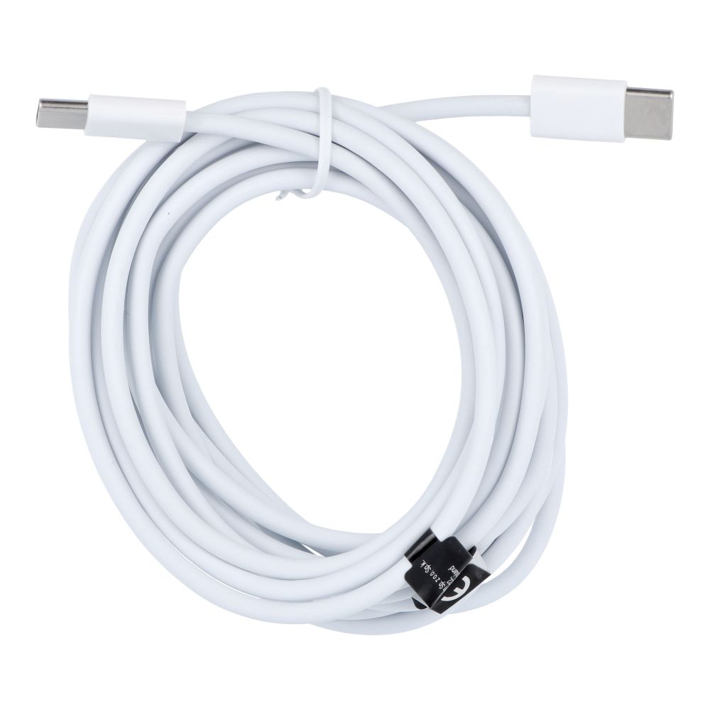 USB-C Data- en Oplaadkabel - USB-C OEM HD26, 30W, 3m, Wit
