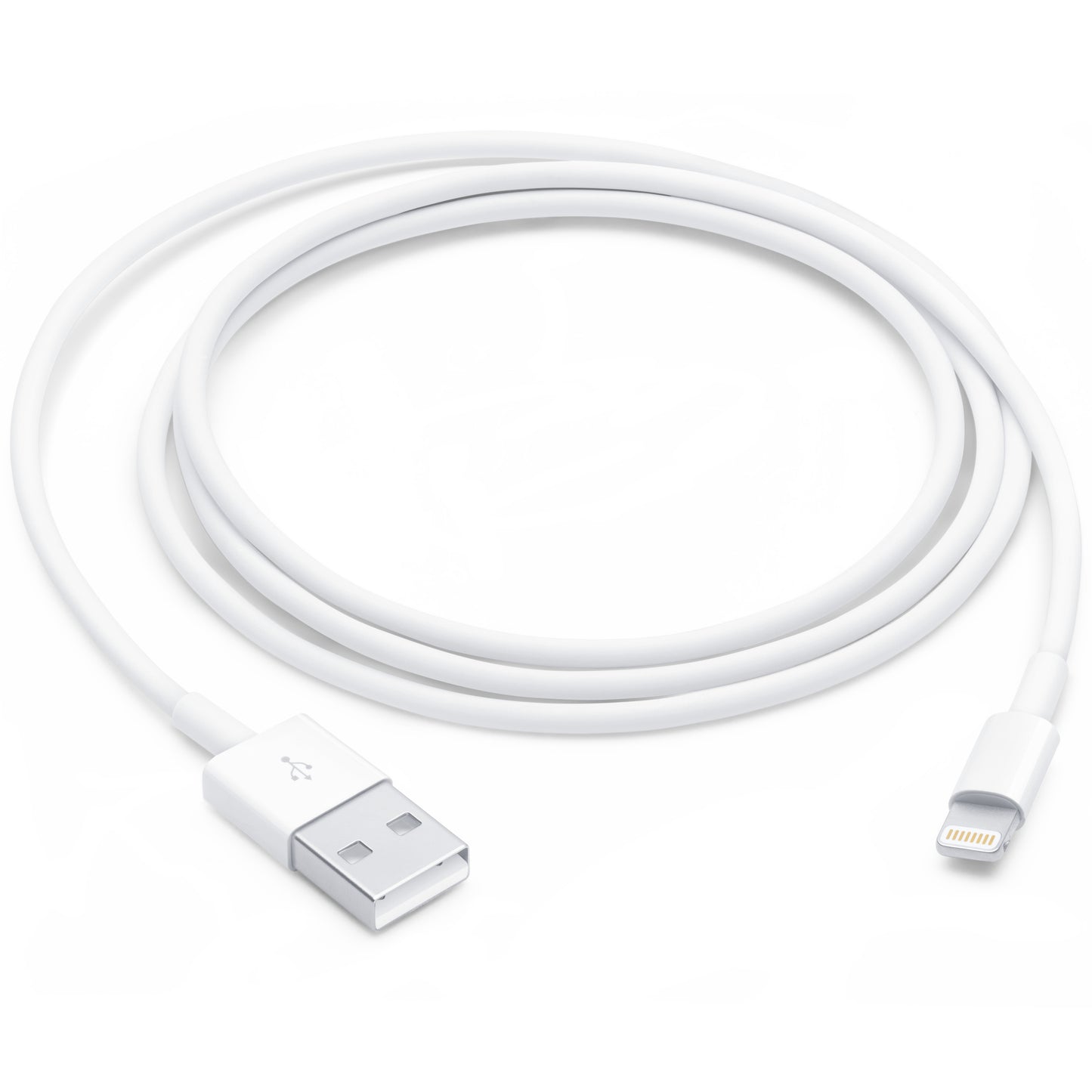 USB-A - Lightning Apple A1480 Data- en Oplaadkabel, 18W, 1m, Wit MUQW3ZM/A