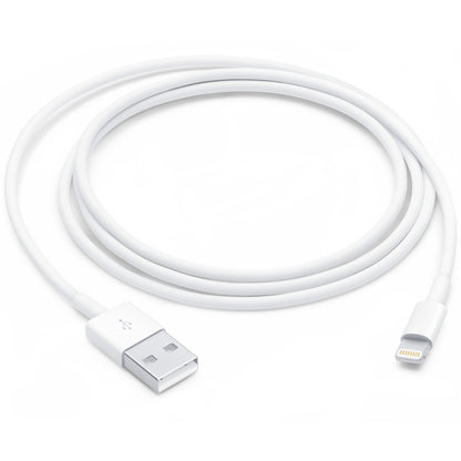 USB-A - Lightning Apple A1480 Data- en Oplaadkabel, 18W, 1m, Wit MUQW3ZM/A
