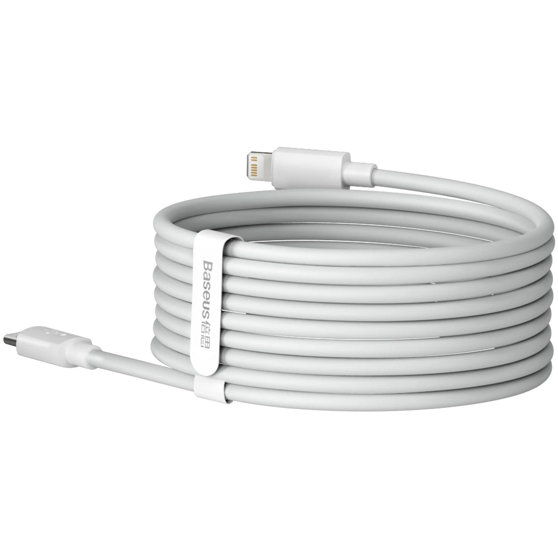 Baseus Eenvoudige Wijsheid USB-C - Lightning Data- en Laadkabel Eenvoudige Wijsheid, 20W, 1,5m, Set 2 stuks, Wit 