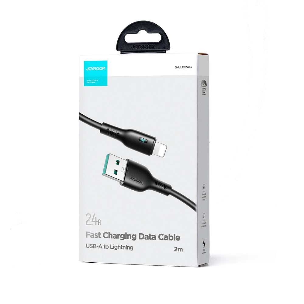 Câble de Données et de Charge USB-A - Lightning Joyroom A13, 18W, 2m, Noir
