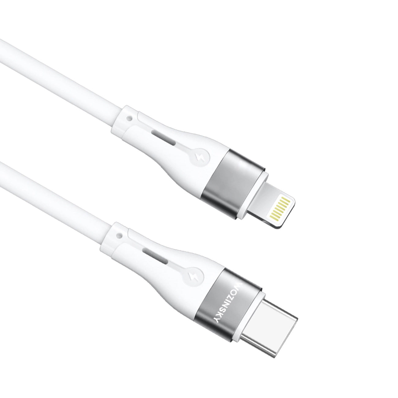 Data- en Oplaadkabel USB-C - Lightning WZK WSTCL1, 27W, 1m, Wit