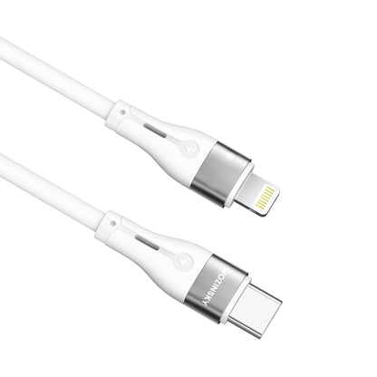 Data- en Oplaadkabel USB-C - Lightning WZK WSTCL1, 27W, 1m, Wit