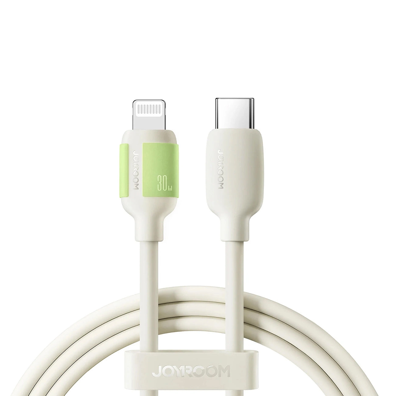 USB-C - Lightning Data- en Oplaadkabel Joyroom S-A53, 30W, 1.2m, Beige
