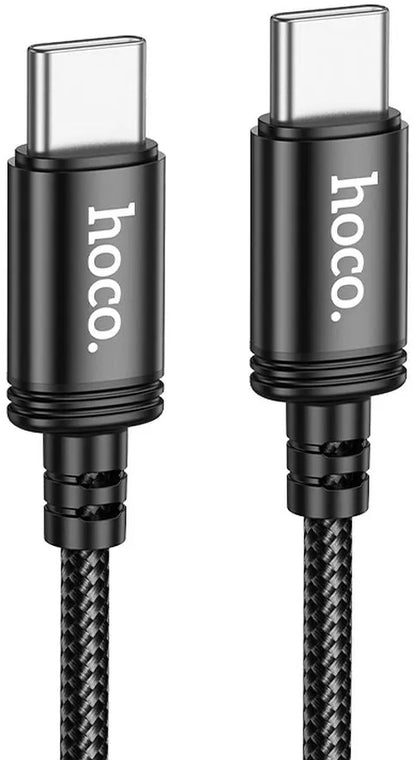 Câble de Données et de Charge USB-C - USB-C HOCO X89, 60W, 2m, Noir